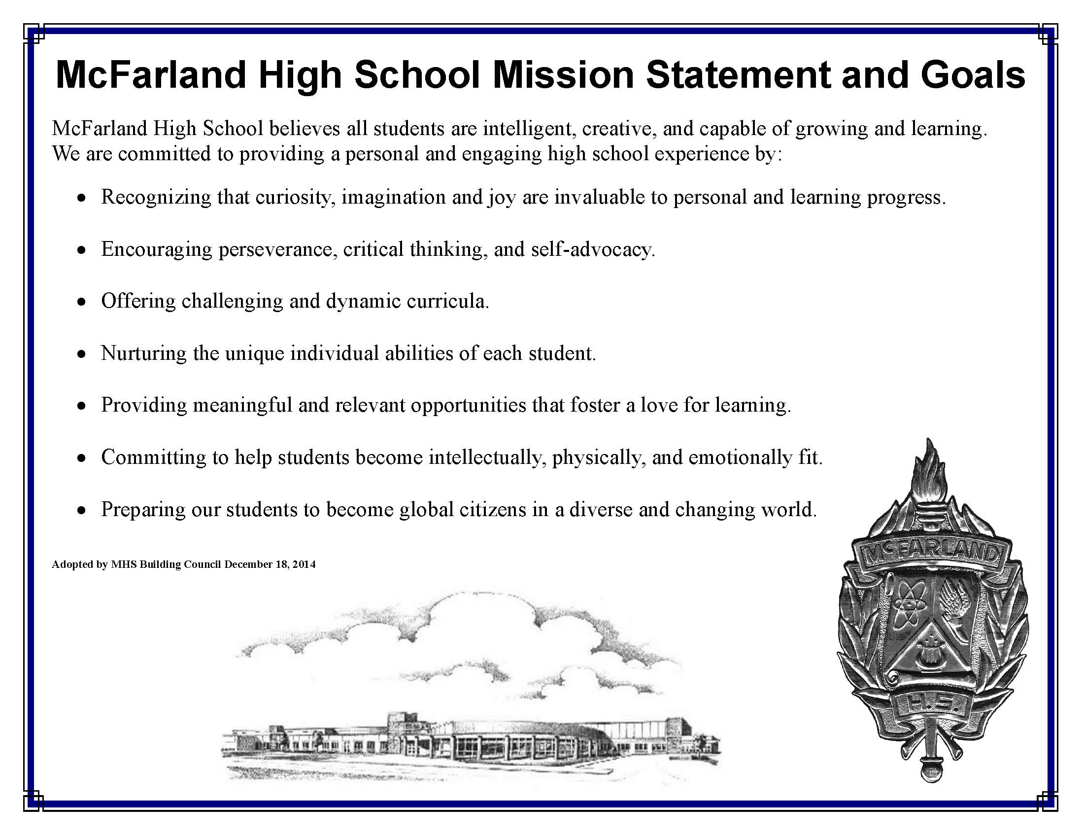 MHS Mission Statement